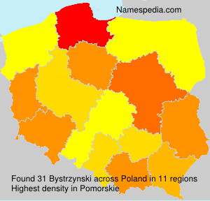 Surname Bystrzynski in Poland Surname Bystrzynski in Poland