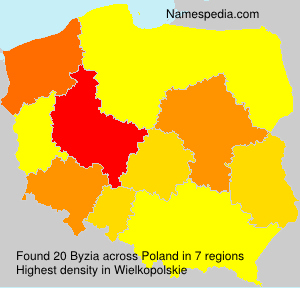 Surname Byzia in Poland Surname Byzia in Poland