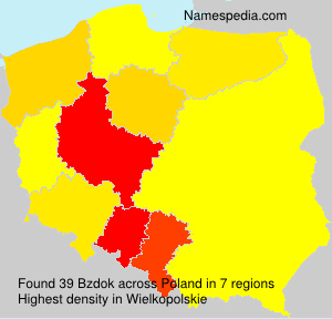 Surname Bzdok in Poland Surname Bzdok in Poland