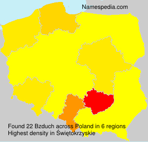 Surname Bzduch in Poland Surname Bzduch in Poland