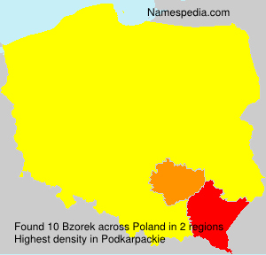 Surname Bzorek in Poland Surname Bzorek in Poland