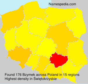 Surname Bzymek in Poland Surname Bzymek in Poland
