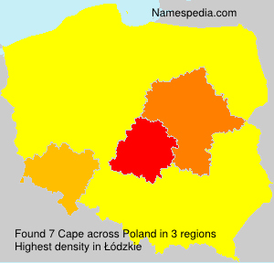 Surname Cape in Poland Surname Cape in Poland