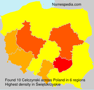 Surname Celczynski in Poland Surname Celczynski in Poland