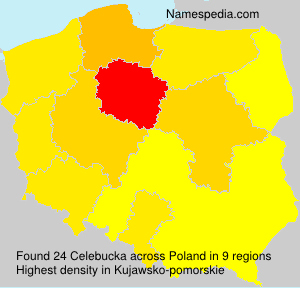 Surname Celebucka in Poland Surname Celebucka in Poland