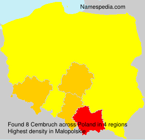 Surname Cembruch in Poland Surname Cembruch in Poland
