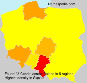Surname Cendal in Poland Surname Cendal in Poland