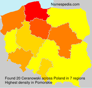 Surname Ceranowski in Poland Surname Ceranowski in Poland