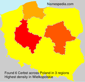 Surname Cerbst in Poland Surname Cerbst in Poland