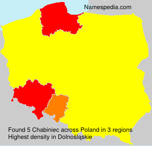 Surname Chabiniec in Poland Surname Chabiniec in Poland