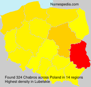 Surname Chabros in Poland Surname Chabros in Poland
