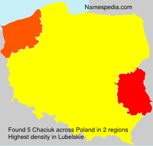 Surname Chaciuk in Poland Surname Chaciuk in Poland