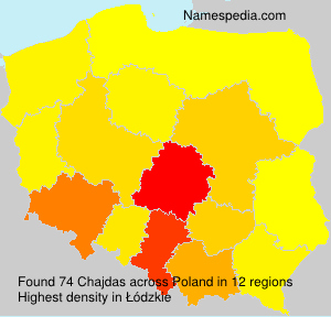 Surname Chajdas in Poland Surname Chajdas in Poland
