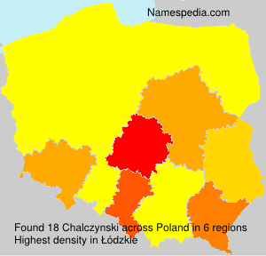 Surname Chalczynski in Poland Surname Chalczynski in Poland