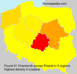 Surname Chamernik in Poland Surname Chamernik in Poland