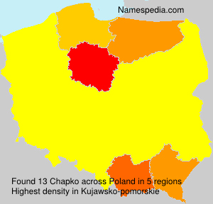 Surname Chapko in Poland Surname Chapko in Poland