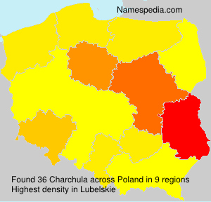 Surname Charchula in Poland Surname Charchula in Poland