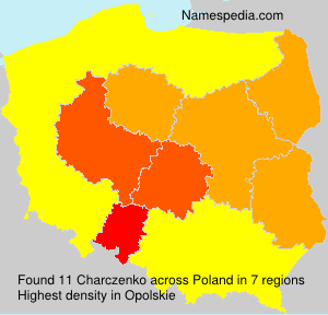 Surname Charczenko in Poland Surname Charczenko in Poland