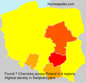 Surname Charnicka in Poland Surname Charnicka in Poland