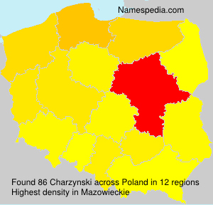 Surname Charzynski in Poland Surname Charzynski in Poland