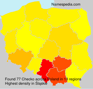 Surname Checko in Poland Surname Checko in Poland