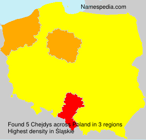 Surname Chejdys in Poland Surname Chejdys in Poland