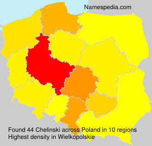 Surname Chelinski in Poland Surname Chelinski in Poland
