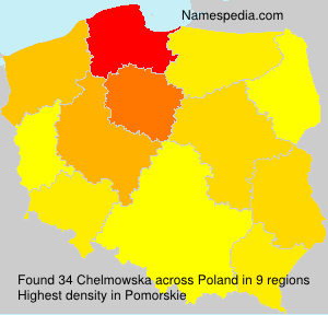 Surname Chelmowska in Poland Surname Chelmowska in Poland