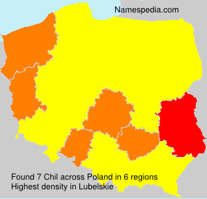 Surname Chil in Poland