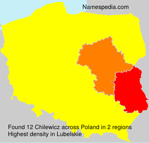 Surname Chilewicz in Poland Surname Chilewicz in Poland