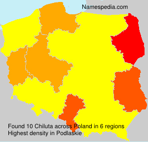 Surname Chiluta in Poland Surname Chiluta in Poland