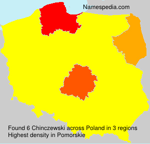 Surname Chinczewski in Poland Surname Chinczewski in Poland