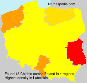 Surname Chlebio in Poland Surname Chlebio in Poland