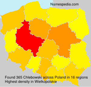 Surname Chlebowski in Poland Surname Chlebowski in Poland