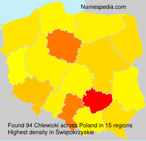 Surname Chlewicki in Poland Surname Chlewicki in Poland