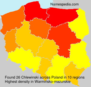 Surname Chlewinski in Poland Surname Chlewinski in Poland