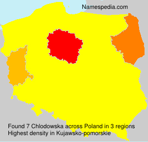 Surname Chlodowska in Poland Surname Chlodowska in Poland