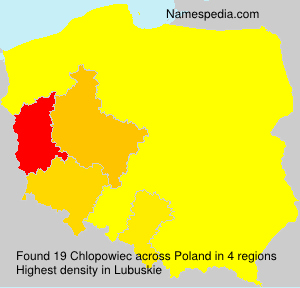 Surname Chlopowiec in Poland Surname Chlopowiec in Poland