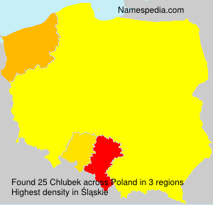 Surname Chlubek in Poland Surname Chlubek in Poland