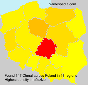 Surname Chmal in Poland Surname Chmal in Poland