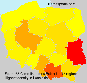 Surname Chmielik in Poland Surname Chmielik in Poland