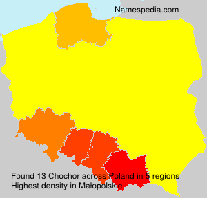 Surname Chochor in Poland Surname Chochor in Poland