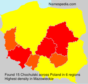 Surname Chochulski in Poland Surname Chochulski in Poland
