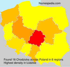 Surname Chodzicka in Poland Surname Chodzicka in Poland