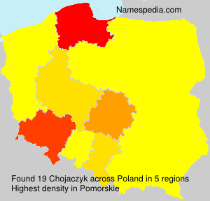 Surname Chojaczyk in Poland Surname Chojaczyk in Poland