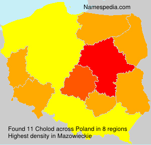 Surname Cholod in Poland Surname Cholod in Poland
