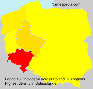 Surname Cholodecki in Poland Surname Cholodecki in Poland
