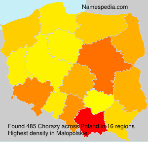 Surname Chorazy in Poland Surname Chorazy in Poland