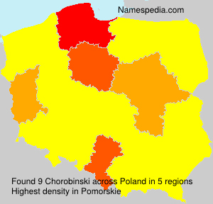 Surname Chorobinski in Poland Surname Chorobinski in Poland