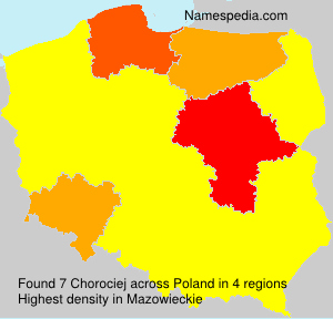 Surname Chorociej in Poland Surname Chorociej in Poland